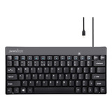 Mini Teclado Para Pc, Con Cable Usb-c | Negro / Perixx