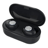 Auriculares In-ear Inalámbricos Etheos Abt-n Negro Con Luz Led