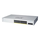 Switch Cisco Cbs220 24p Gigalan Full Poe + 4 Sfp Cbs220-24fp