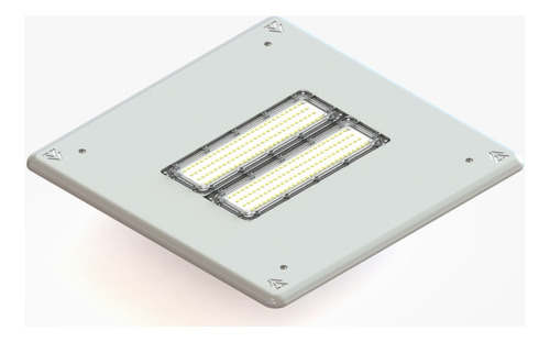 Luminária Posto De Combustível 200w Led Osram 18000lm Ip66