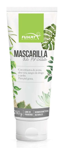 Mascarilla De Arcilla Funat - g a $132