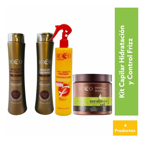 Kit Capilar Rocco Anti-frizz + Protección Térmica