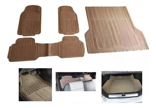 Tapetes 3 Pz Y Cajuela Gde Beige Vw Jetta A4 Comfortlin 2001