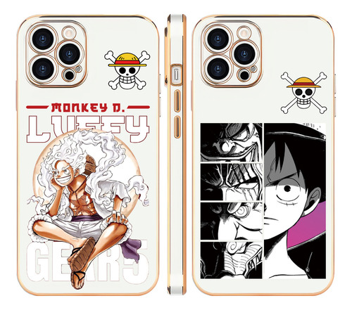 Nika Luffy One Piece Funda Para iPhone Funda 2pcs Opuw09