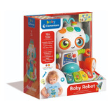 Muñeco Robot Para Bebe Baby Clementoni Juego Descanso Luces