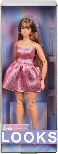 Muñeca Barbie Looks No. 24 With Brown Hair And Modern Y2k