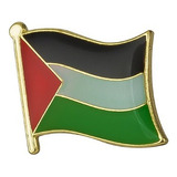 Pin Broche Prendedor Metálico Bandera Palestina Grande