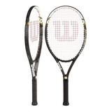 Raqueta Tenis Wilson Hyper Hammer 5.3 237 Grs Aro 110 Cuerda Tamaño Del Grip 4 1/4 Color Negro/blanco