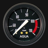Reloj Temperatura Agua Orlan Rober Classic Negro 52mm