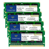Timetec Kit De 32 Gb (4 X 8 Gb) Ddr3  Mhz Pc3- No Ecc Sin B.