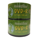 200 Dvd-r  Virgen Marca Greenmaster 200 Pzs