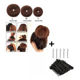 Dona Donut Para Peinados Moños Cabello Pack Mujeres Elegante