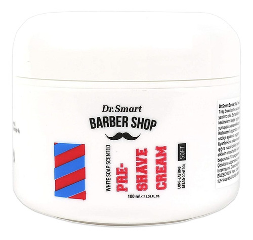 Dr. Smart Barber Shop Crema Para El Afeitado 2 Tipos: Madera