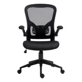 Silla De Escritorio Ergonomica Jd 905 Mesh Negro C/ruedas .* Material Del Tapizado Microespacial