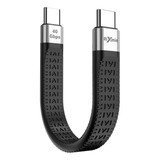 Rixmie Cable Usb C Corto, Cable Usb 4 De 40 Gbps Compatible