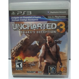 Uncharted3 Drake's Deceptions Ps3 Fisico