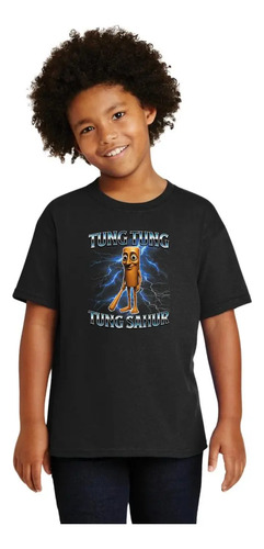 Playera Niño Niña Brainrot Tung Tung Tung Sahur 001250