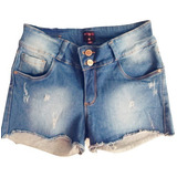 Short Jean Mujer Glasgow Tiro Corto 100% Colom Envio Gratis