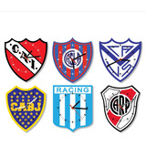 Reloj De Pared Futbol Boca River San Lorenzo Velez Racing +