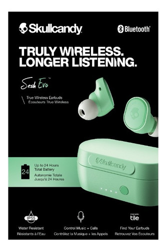 Skullcandy Sesh Evo Bluetooth Airbuds Importados 24h Batería