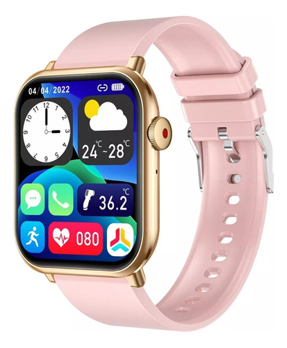 Reloj Inteligente Para Dama Qx9 Smartwatch 1.96 Bluetooth5.2