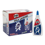 Kit 12un Cola Branca Tenaz Lavável Prit 110g Escolar Criança