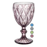 3 Copas Cristal Vino Agua Libia Grande 335ml Color Color Púrpura