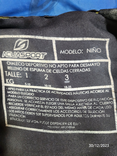 Salvavidas Acuasport Niño