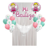 Globi® Set Decoración Para Bautizo Globos Cortina