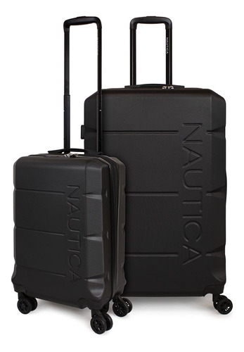 Pack 2 Maletas S De Cabina+grande 23kg Marine Negra Nautica