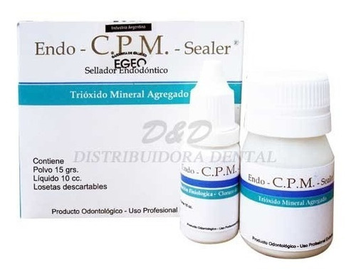 Sellador X 15 Grs. Endo Cpm Sealer Egeo Odontologia Dental