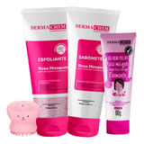 Kit Skin Care Limpeza Pele Cuidado Facial Rosa Mosqueta Peel