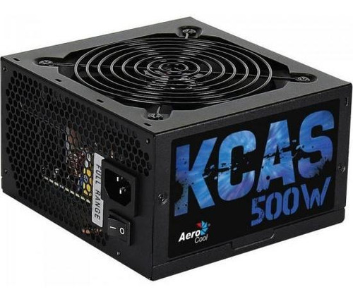 Fonte Atx Kcas 500w 80 Plus Bronze Pfc Ativo Aerocool