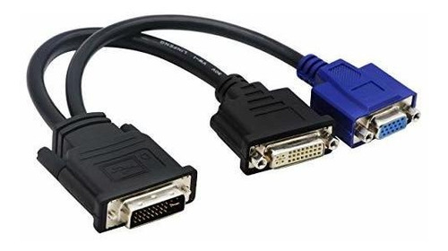 Cable Divisor Dvi 10puLG Wyse - Dvi-i A Dvi-i Y Vga - M/f