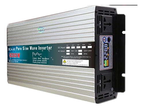 Inversor De Onda Sinusoidal Pura 12v/24v/48v/60v A 110 220