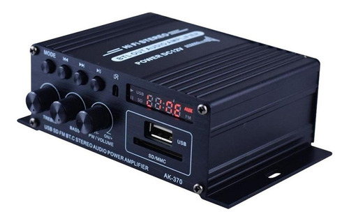 Mini Amplificador De Audio Bluetooth 12v Usb