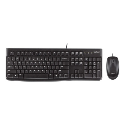 Combo Logitech MK120 Teclado y Mouse color Negro | Envío gratis