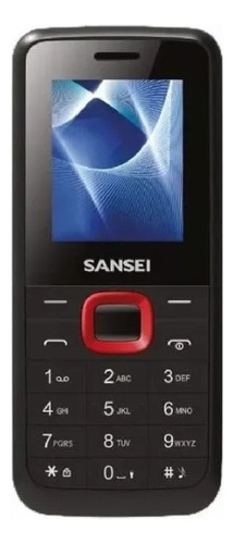 Sansei S191 Dual Sim 3 Mb  Negro Y Rojo 4 Mb Ram