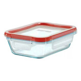 Contenedor Rectangular Pyrex Fresh Lock 470cc Vidrio C/tapa