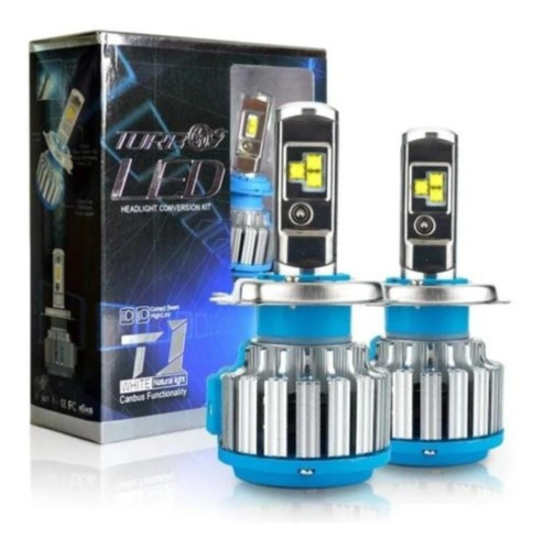 1 Bombillos Led H4 Turbo Led Carro Y Moto