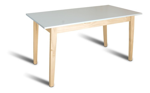 Mesa Nordica Escandinava 80x150 Patas Natural Comedor Cocina