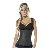 Waist Trainer Espalda 100%latex Colombiana +tirantes Ajust