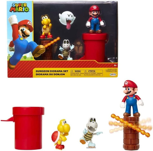 Nintendo Super Mario Set Diorama Mazmorra