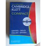 Diccionario Cambridge Klett Ingles Con Cd