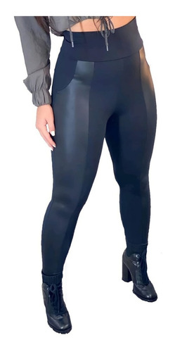 Calça Legging Leg Feminina Montaria Aumenta Bumbum Flanelada