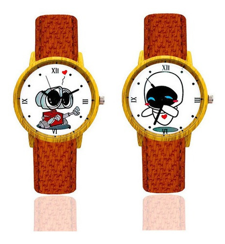 Reloj Pareja Wally Y Eva + Estuche Tureloj