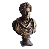 Busto Marco Aurelio Del Louvre Simil Bronce Roma Escultura