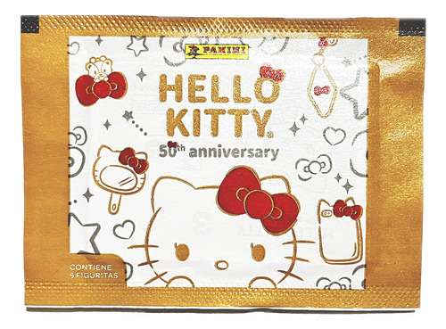 Sobres De Figuritas Pack X 50 Hello Kitty 50º Aniversario