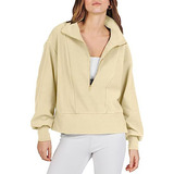 Mujeres De Manga Larga Sudadera Chaqueta Sport Moda Suel [u]