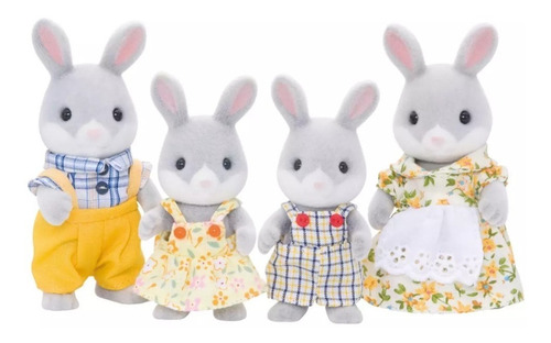 Família Dos Coelhos Cauda De Algodão Sylvanian Families 4030